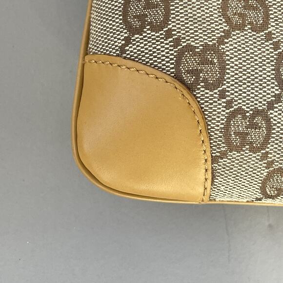 Gucci GG Canvas Tan Tiger Charm Jackie Gold Chain Shoulder Bag Tom Ford Era - Picture 5 of 16